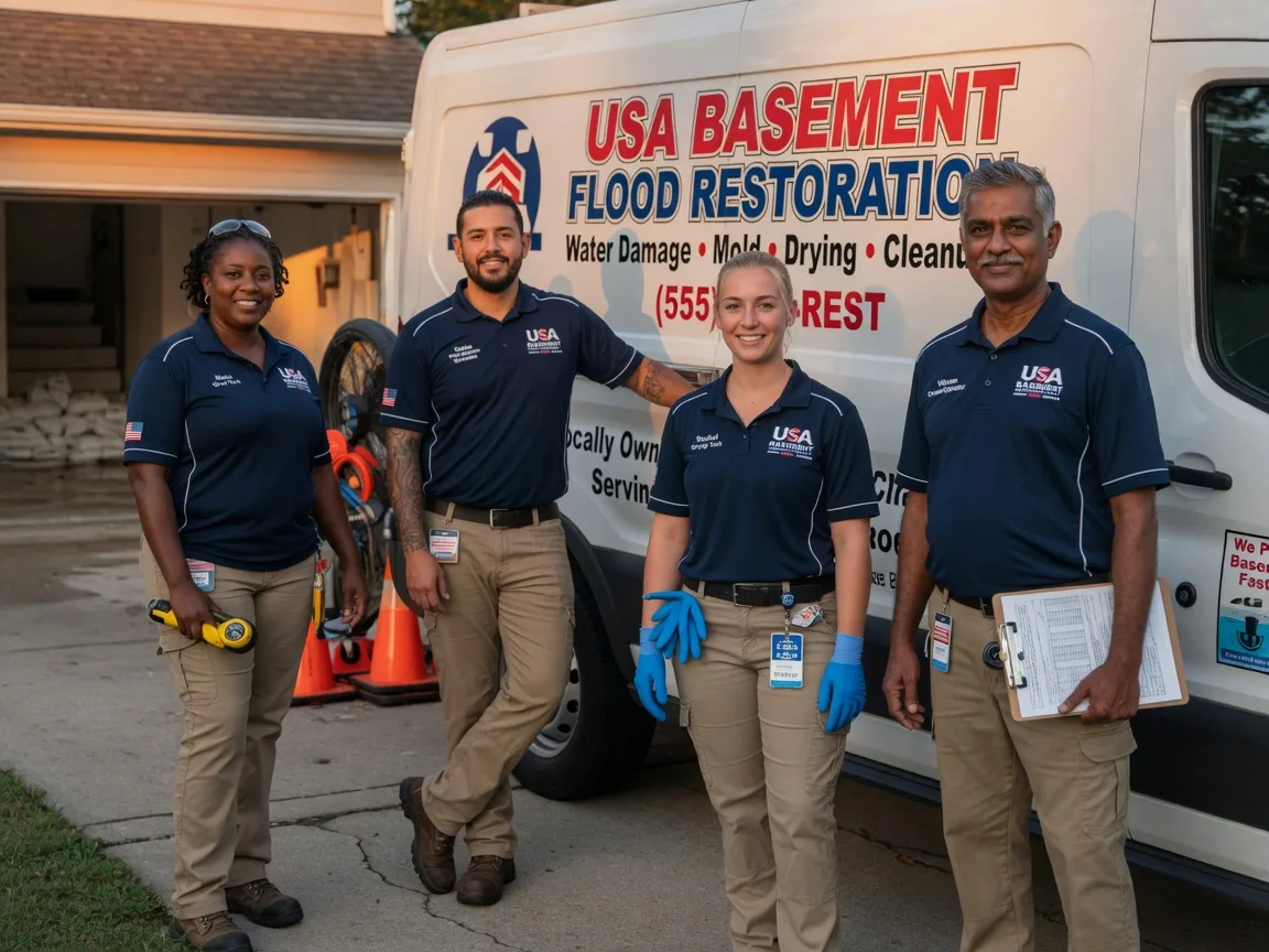 Basement Flood Cleanup company in Linden, IN